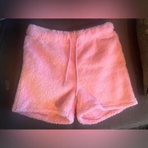 Womans/Girls Plush Shorts Size S
